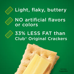 Club Crackers Reduced Fat on a charcuterie board for entertaining
