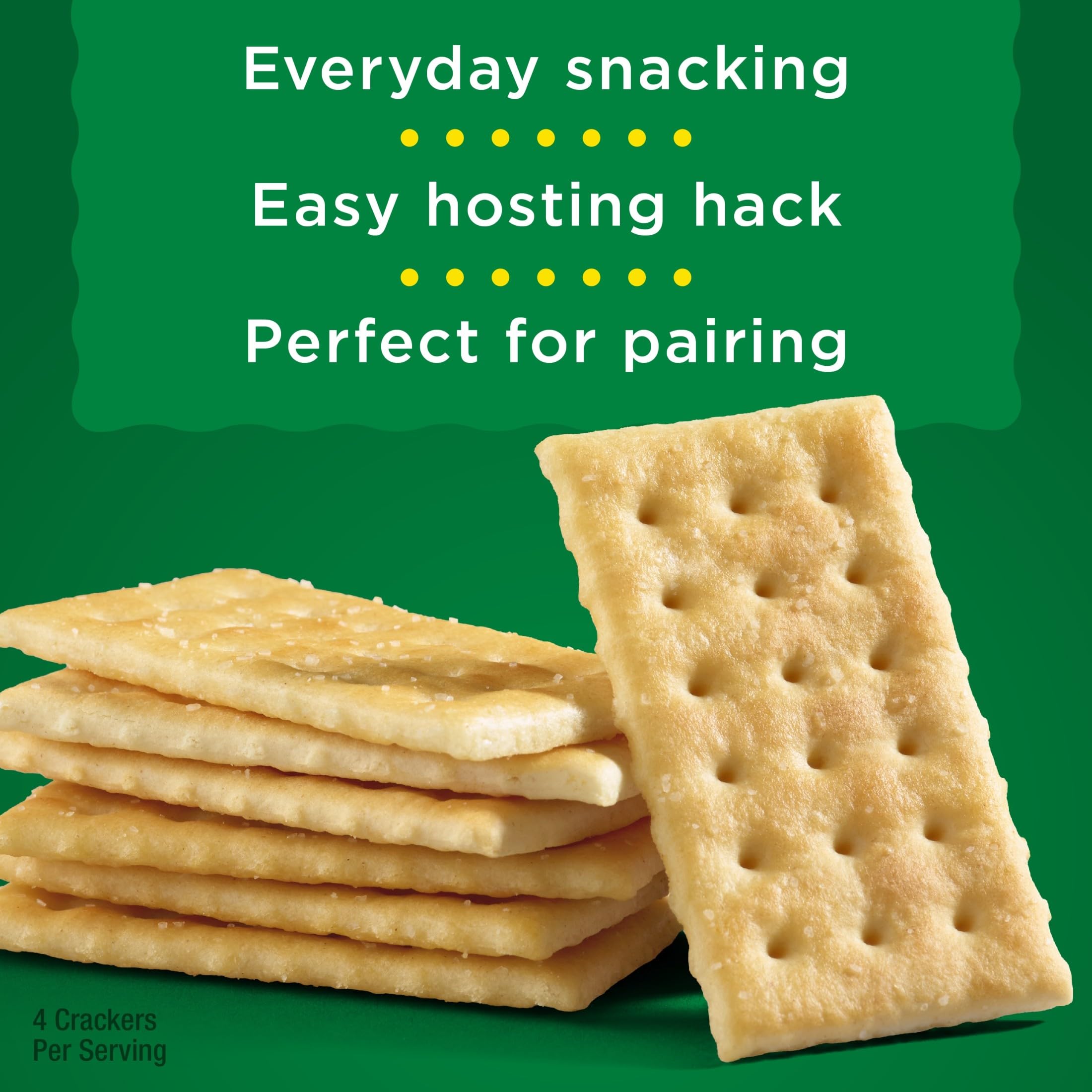 Club Crackers Reduced Fat cracker stack displaying crisp texture