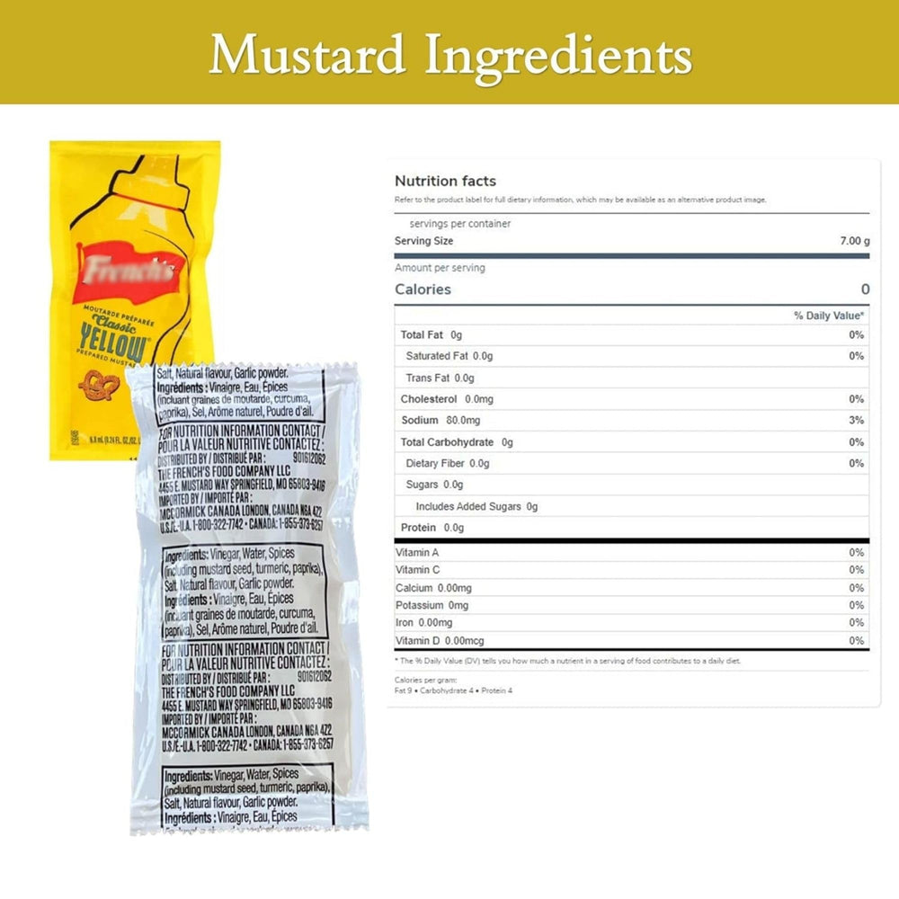 CMC Products mustard spreader included for easy sandwich application