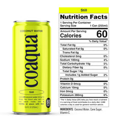 Pouring CoAqua coconut water into a glass for post-workout rehydration.
