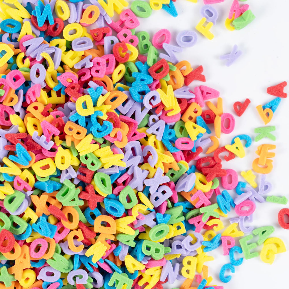 Cobakey Letters Sprinkles multicolor ice cream topping invites fun flavors on summer scoops.