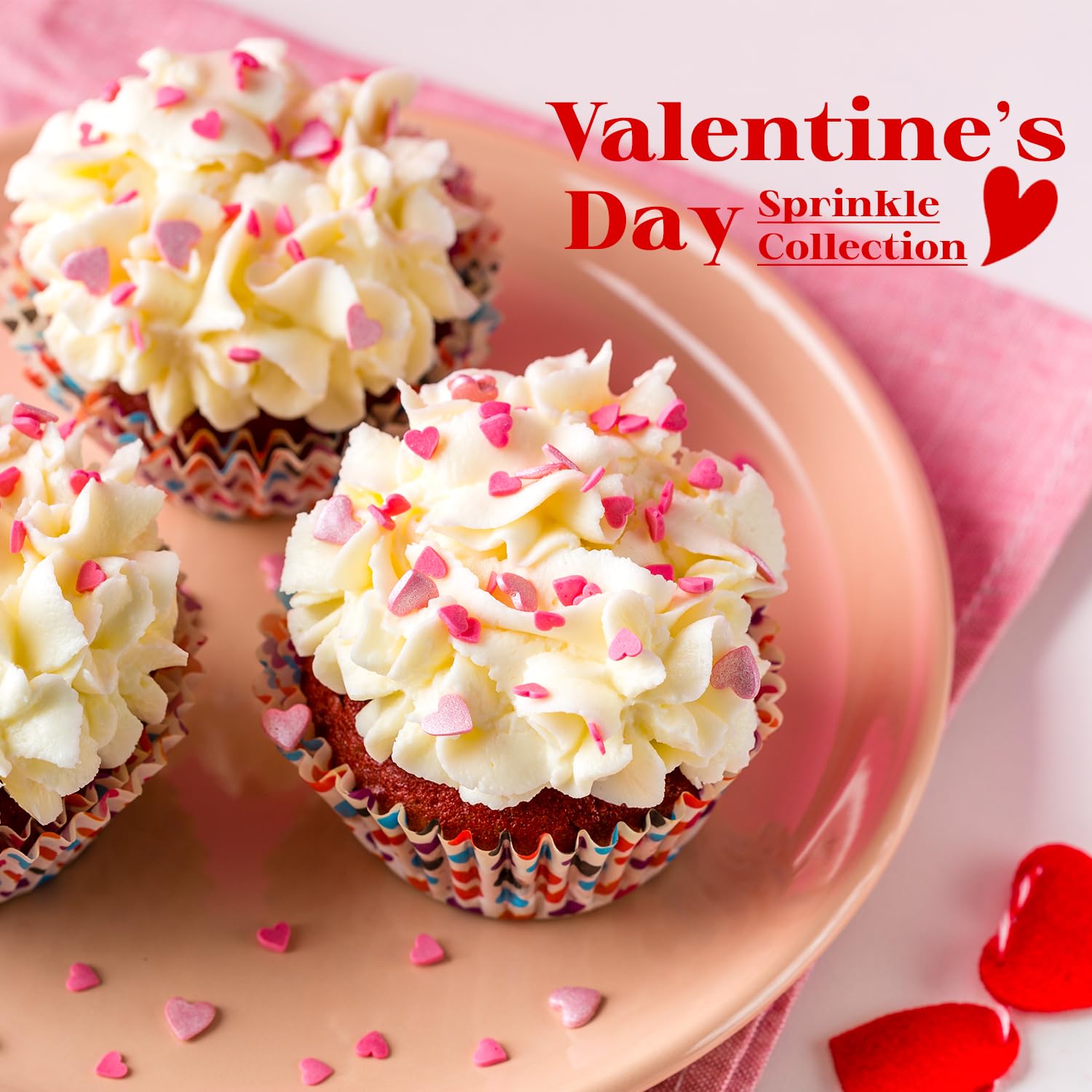 Cobakey love confetti sprinkles brighten treats with romantic flair
