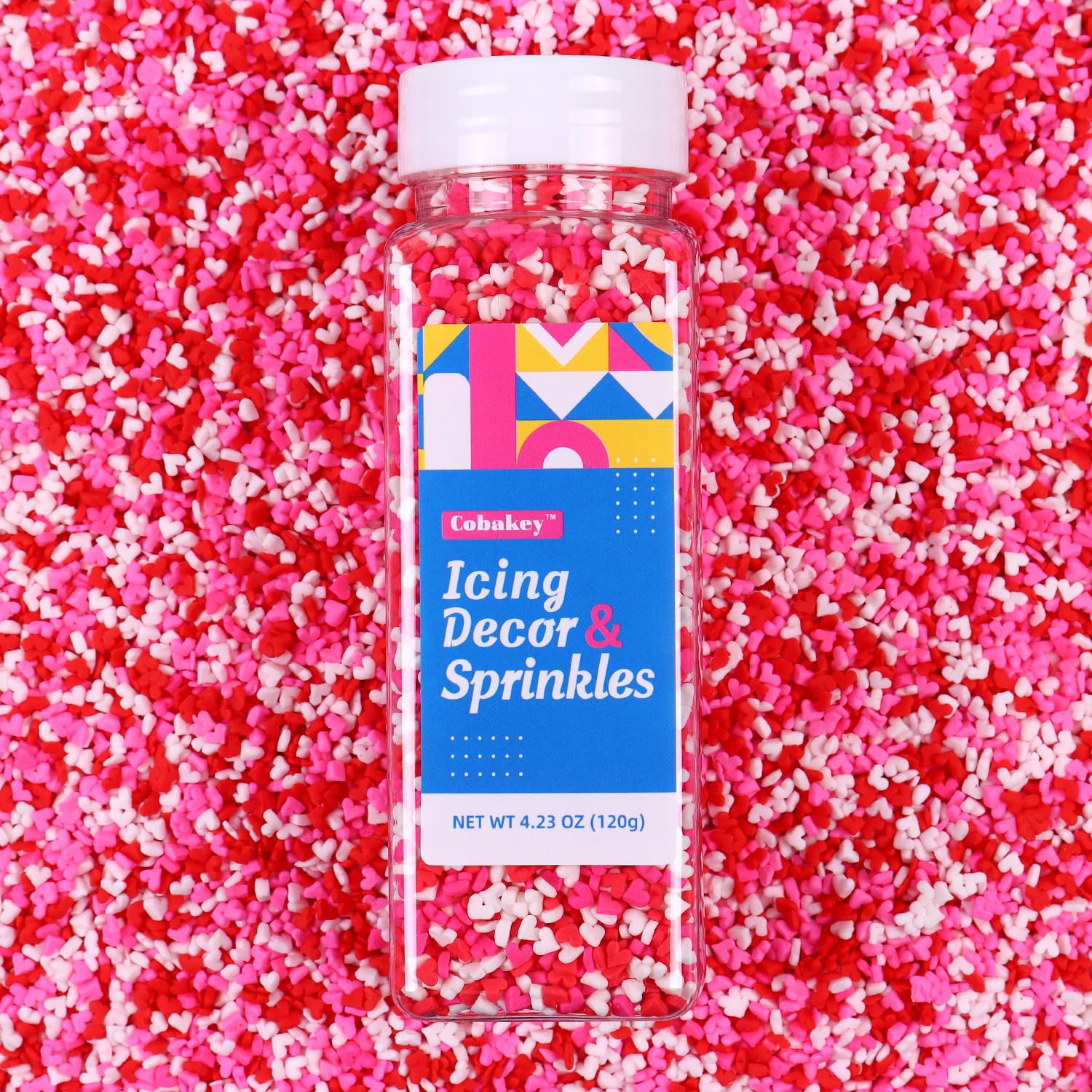 Cobakey party sprinkles on platter for dessert display ideas