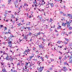 Cobakey pink glitter stars sanding sugar adds vibrant sparkle to cakes and cupcakes.