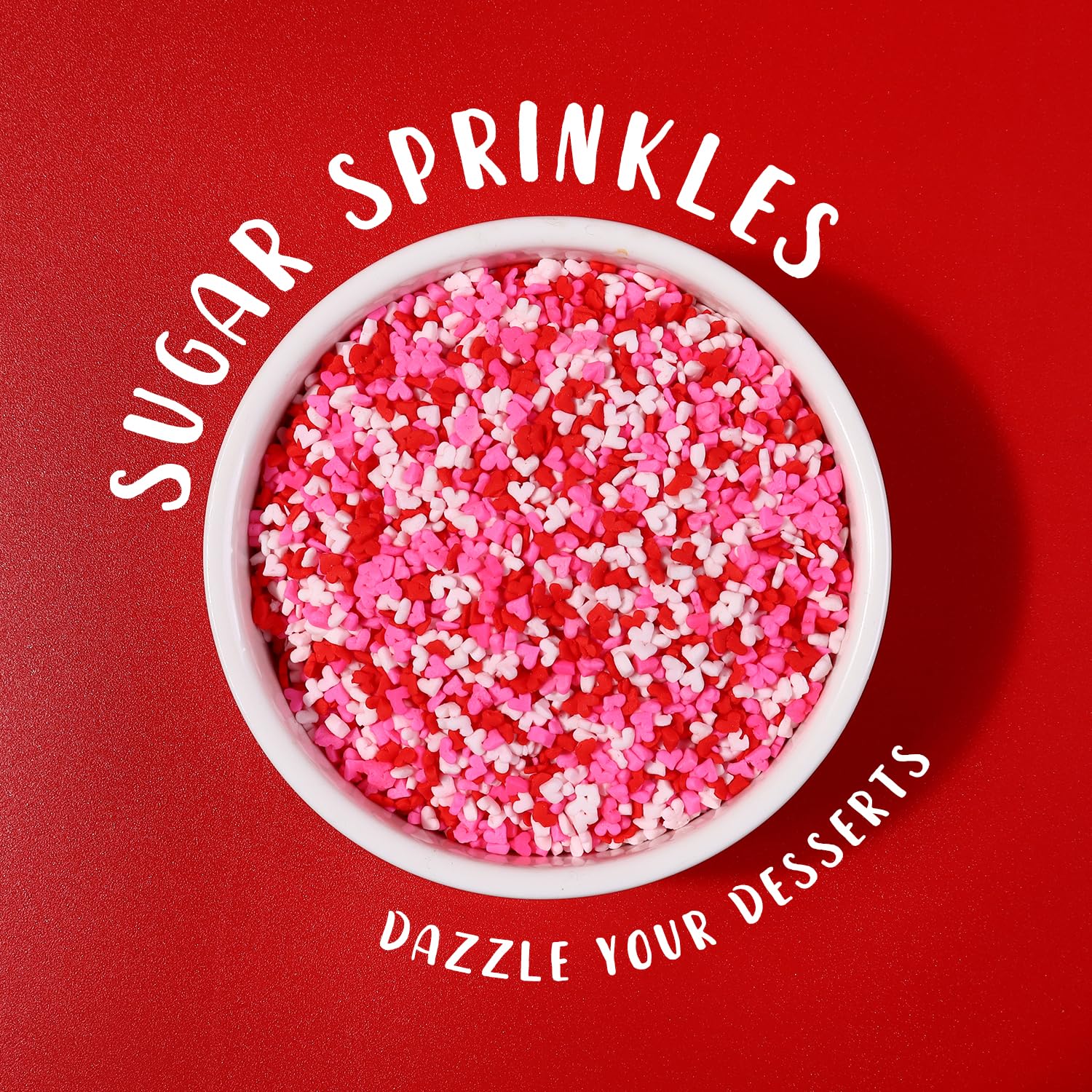 Cobakey sprinkles closeup showcasing sugar texture and color mix