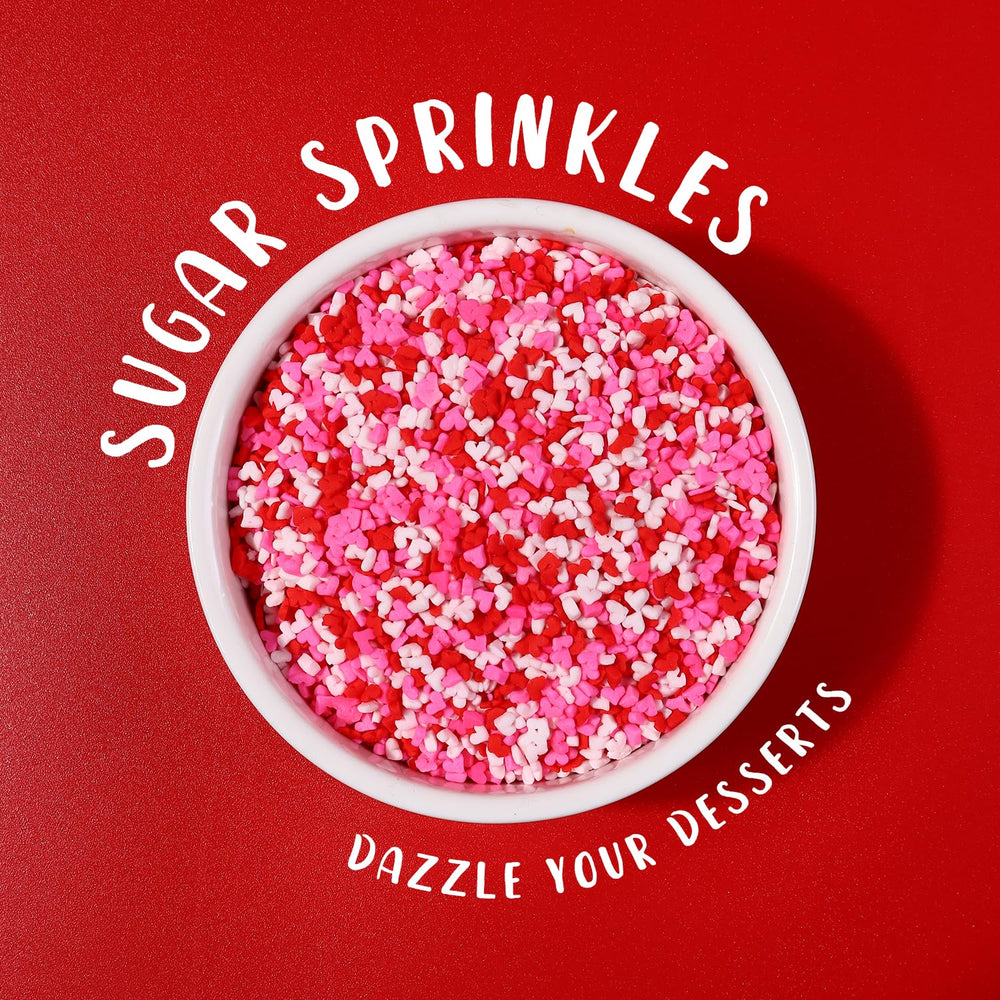 Cobakey sprinkles closeup showcasing sugar texture and color mix