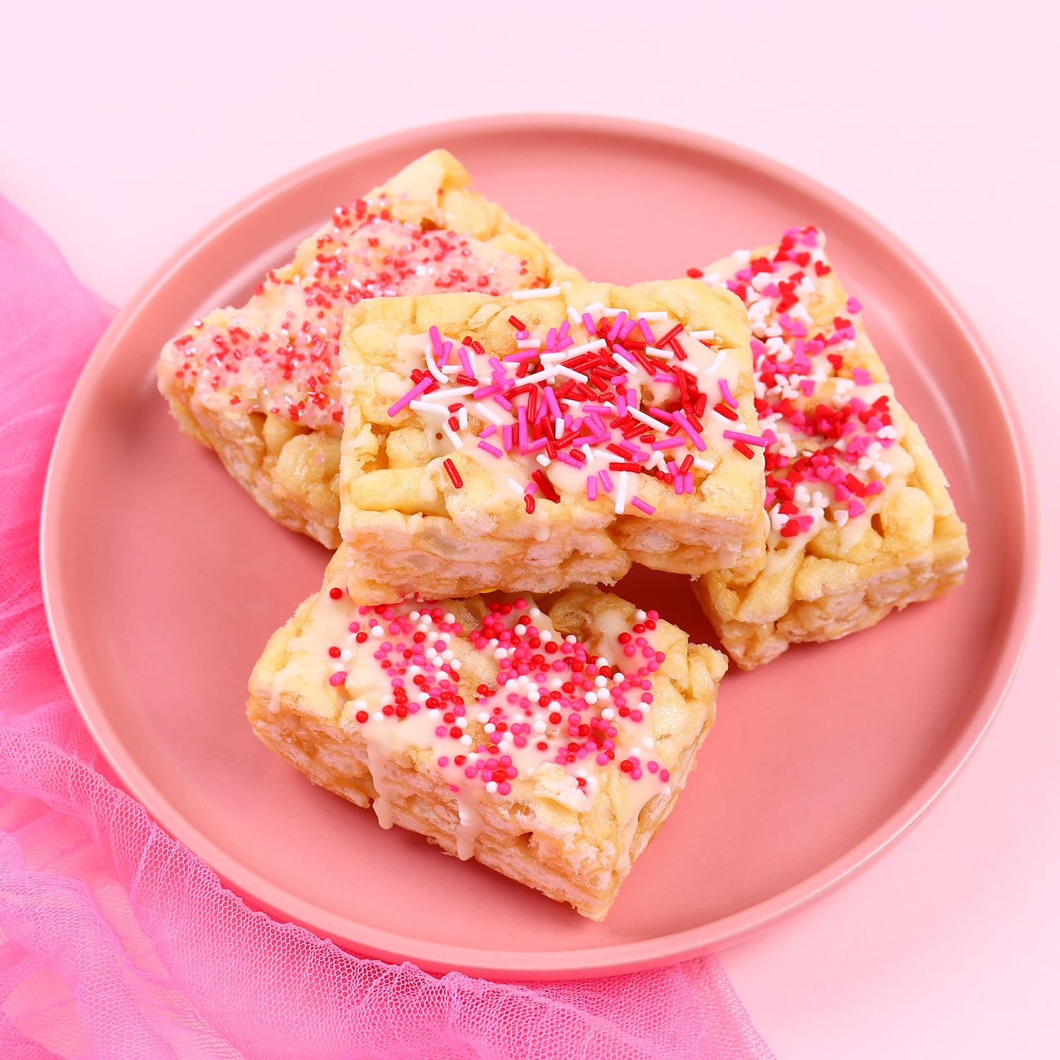 Cobakey sprinkles decorate cakes, cupcakes, and cookies with Valentine charm