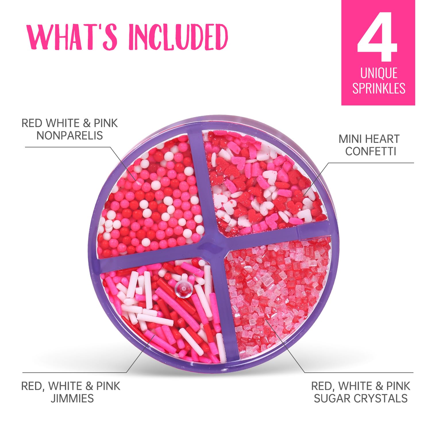 Cobakey Valentines sprinkles brighten Rice Krispies treats with color