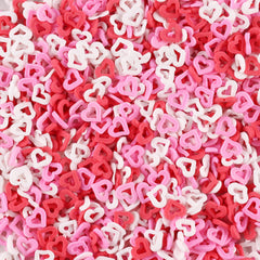 Cobakey Valentines heart sprinkles confetti in a jar, ideal for decorating cakes