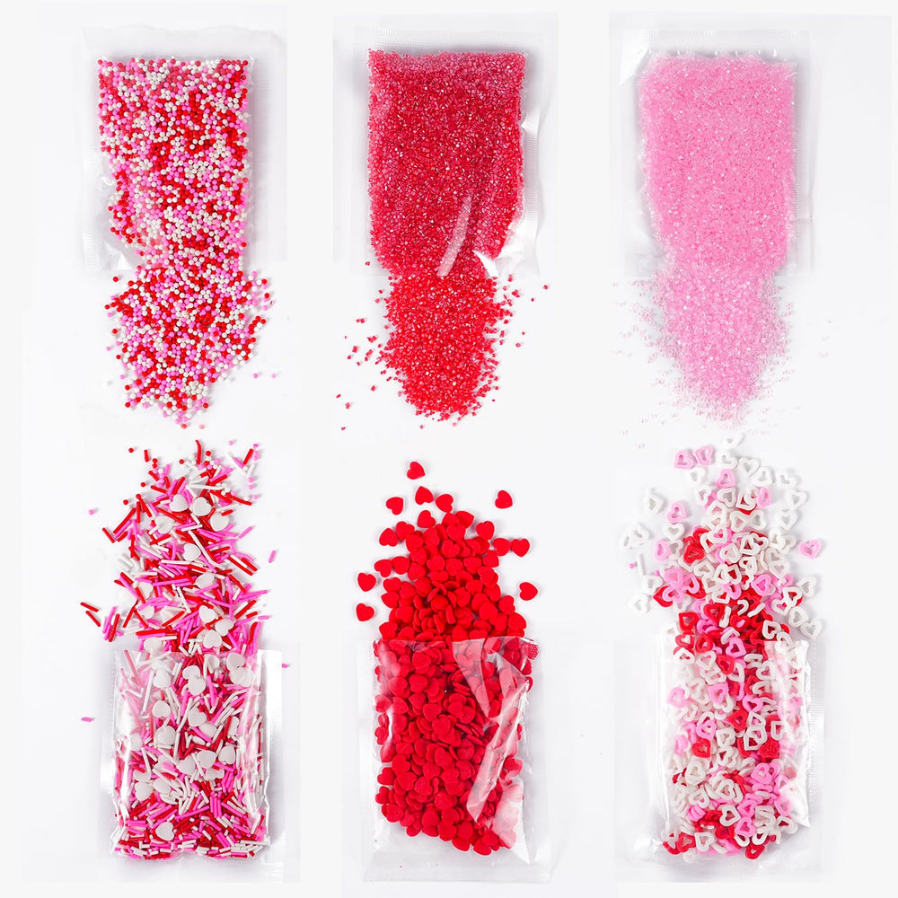 Cobakey Valentines Sprinkles Ice Cream Topping adds festive flair