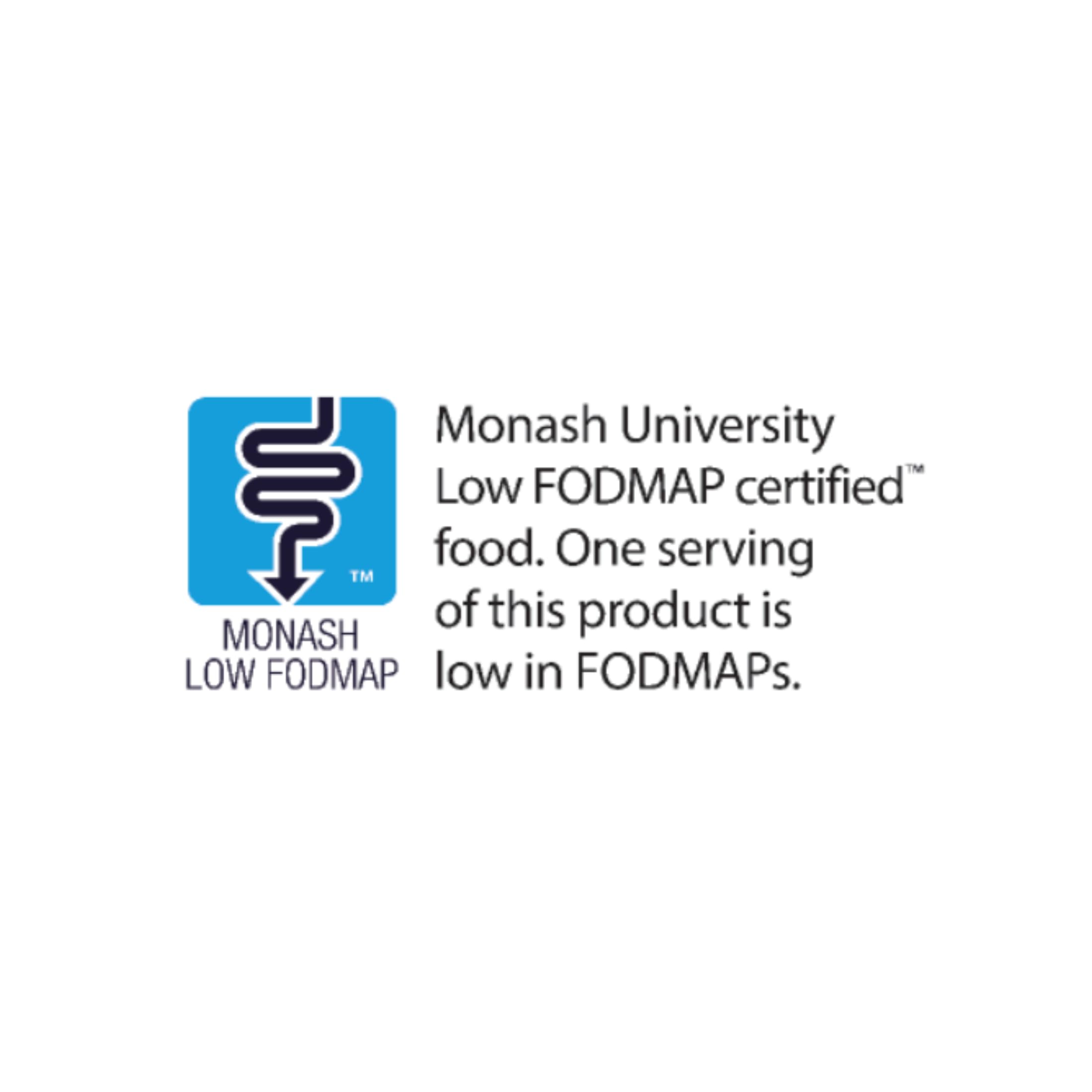 Monash-certified Low-FODMAP Cobram Estate Garlic Artisan label visibility