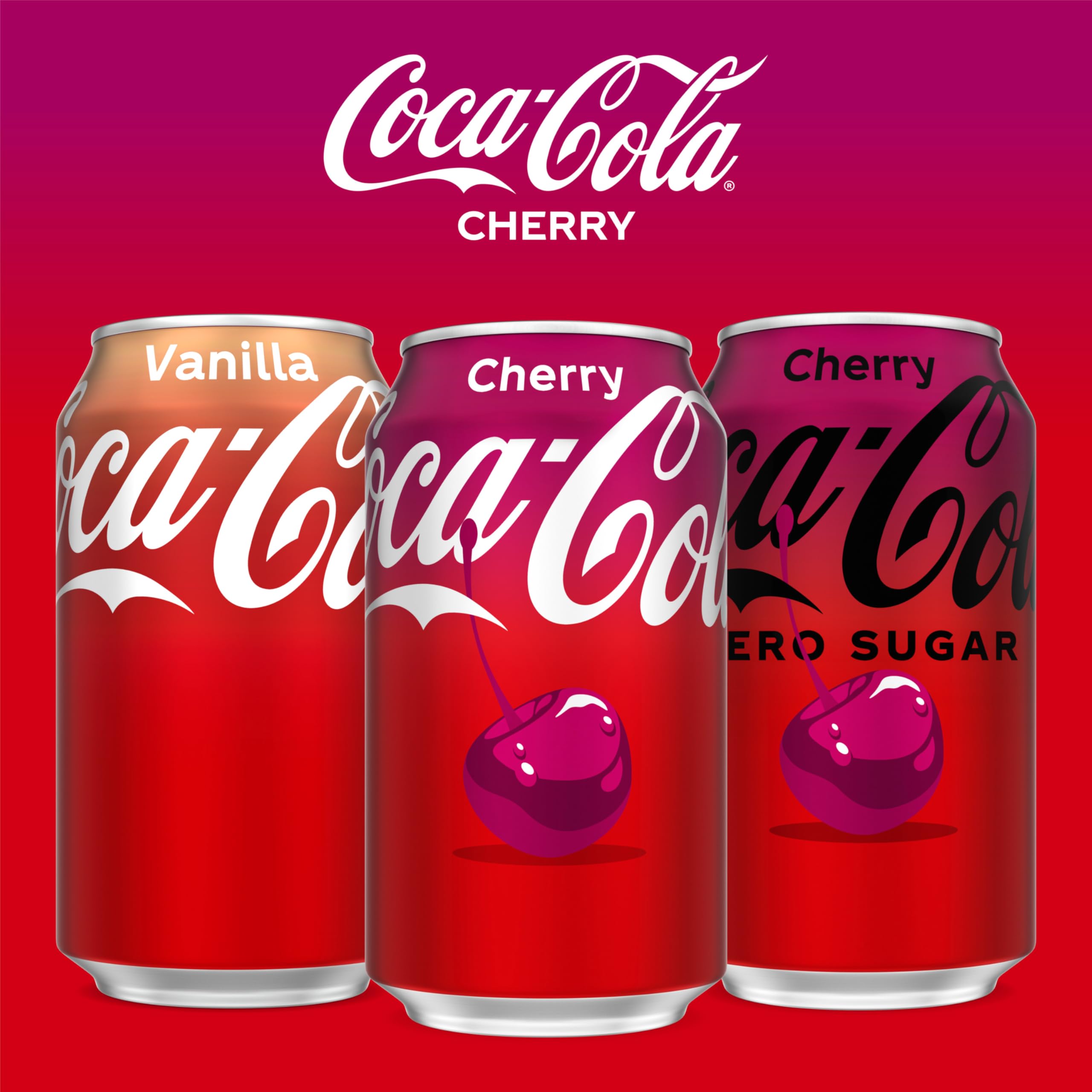 Coca-Cola Cherry Coke served ice-cold for peak refreshment