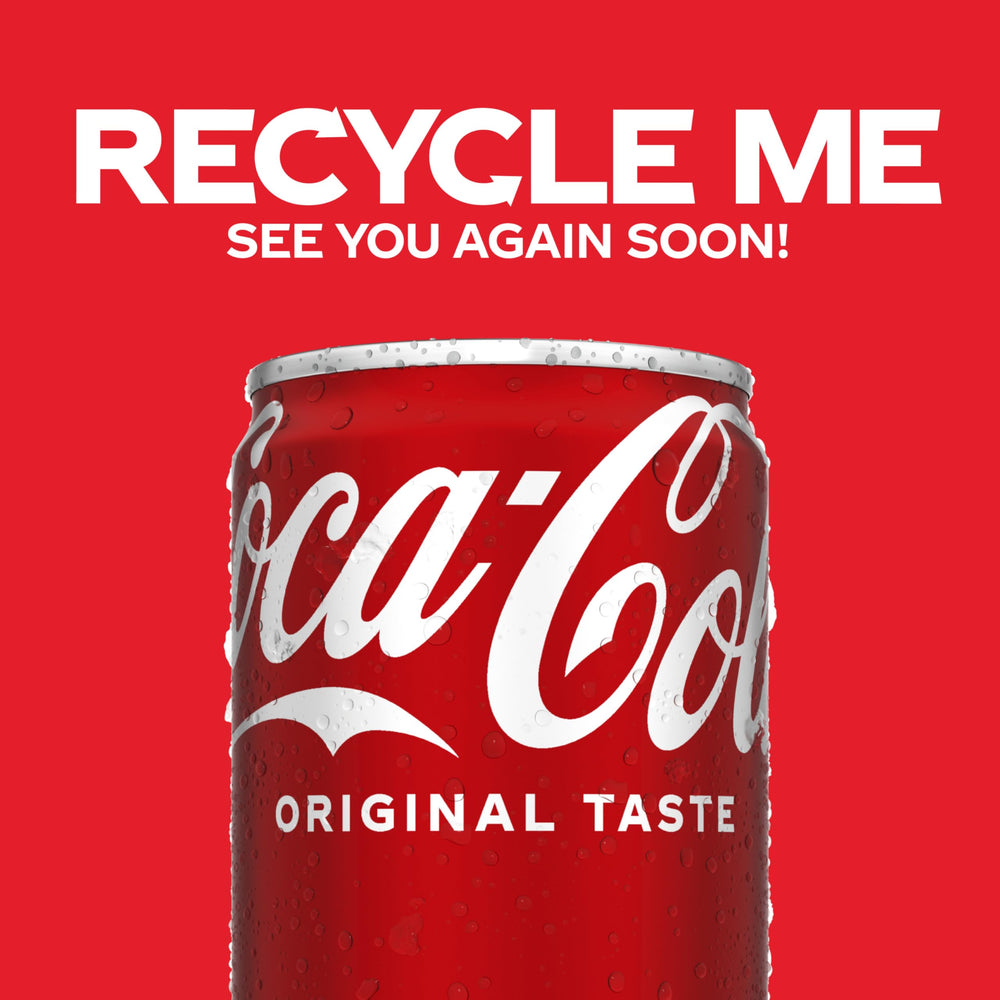 Coca-Cola fridge-pack mini cans packaging design, compact and convenient.