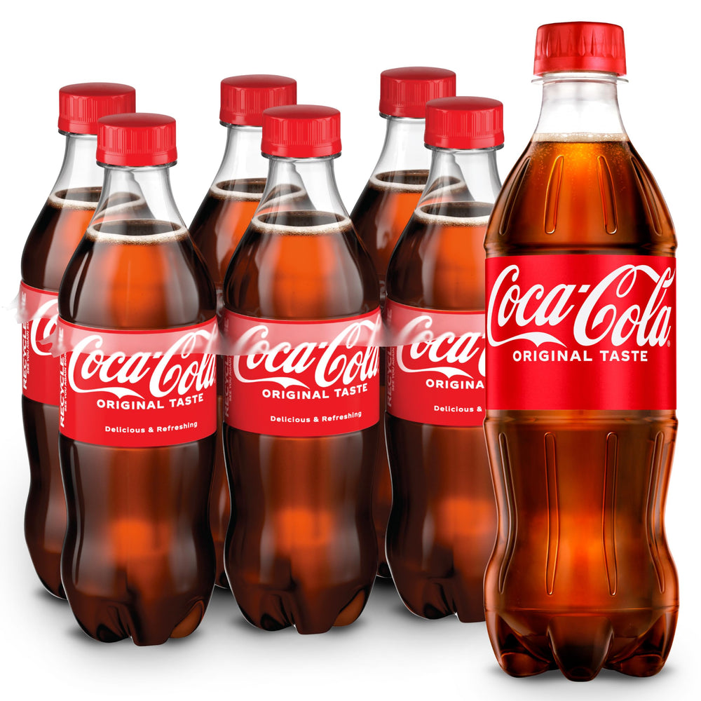 Coca-Cola original-taste bottle front view for classic refreshment in everyday moments