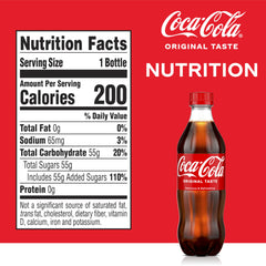 Coca-Cola original-taste bottle pour close-up showing fizz and refreshment