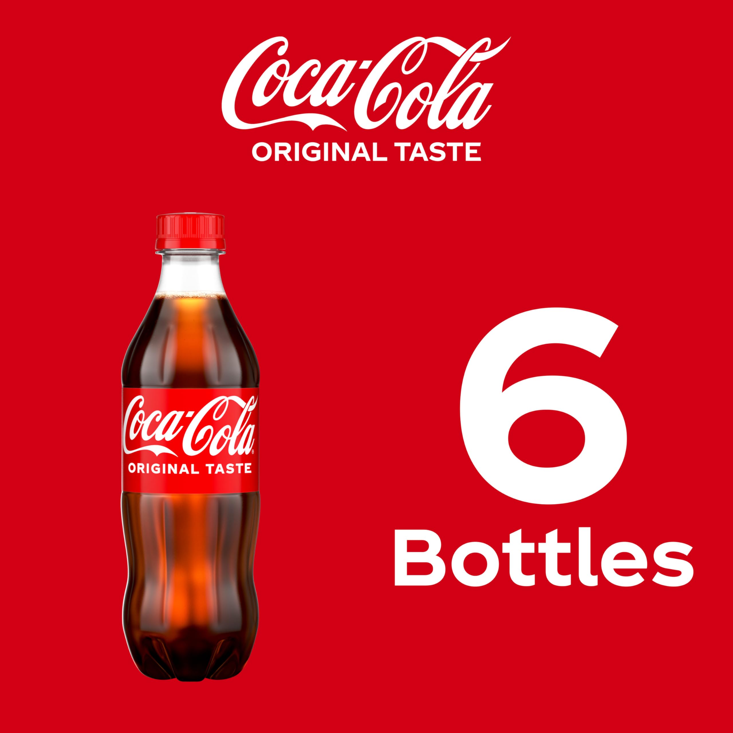 Coca-Cola original-taste sparkle with ice highlights refreshing mood