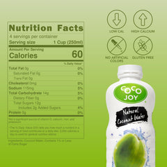 CoCo Joy pour-into-glass image showing refreshing hydration after workouts.