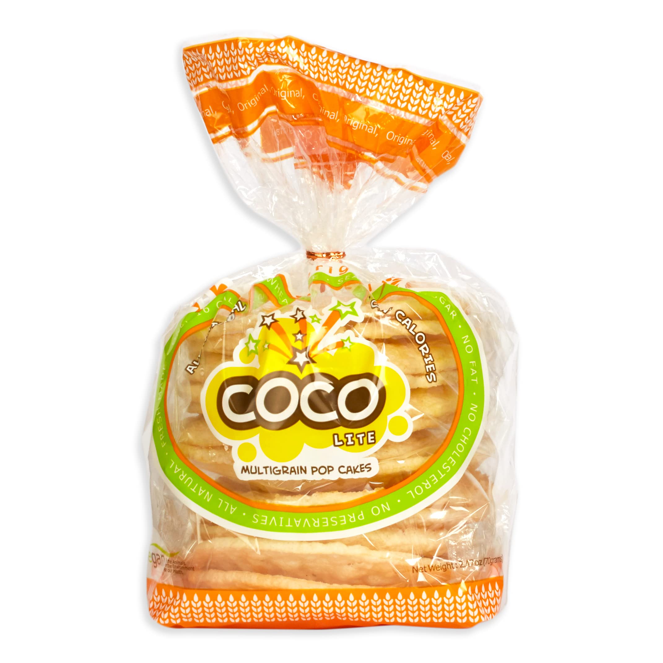 COCO POP SNAX Coco Lite Original snack assembly with toppings highlights versatility