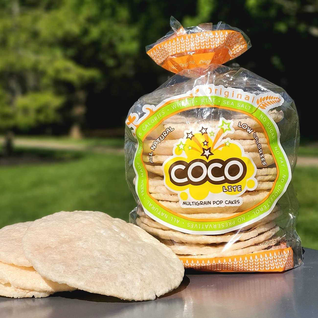 COCO POP SNAX Coco Lite Original USA-made pack for on the go snacking