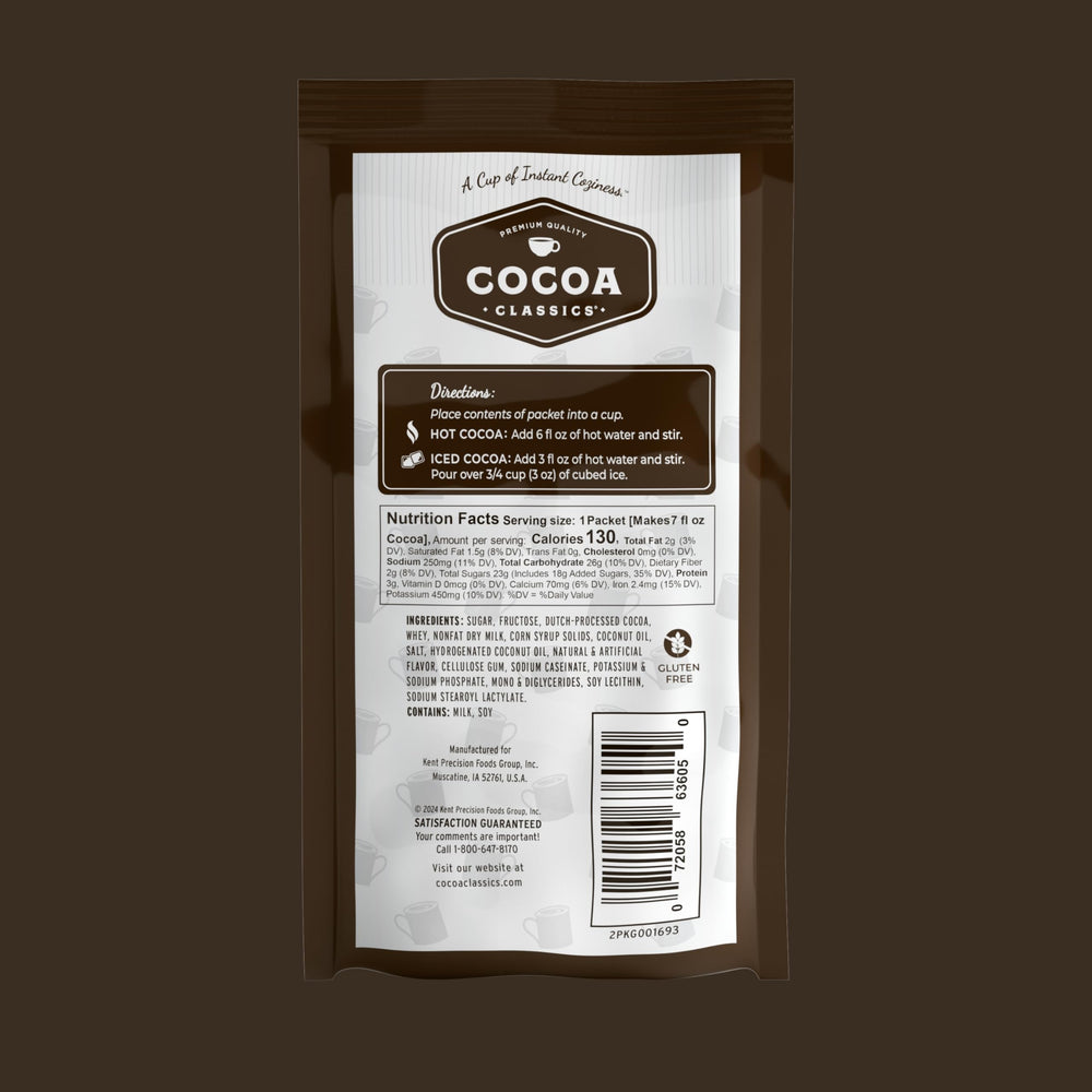 Cocoa Classics flavor varieties pack highlighting multiple cocoa options