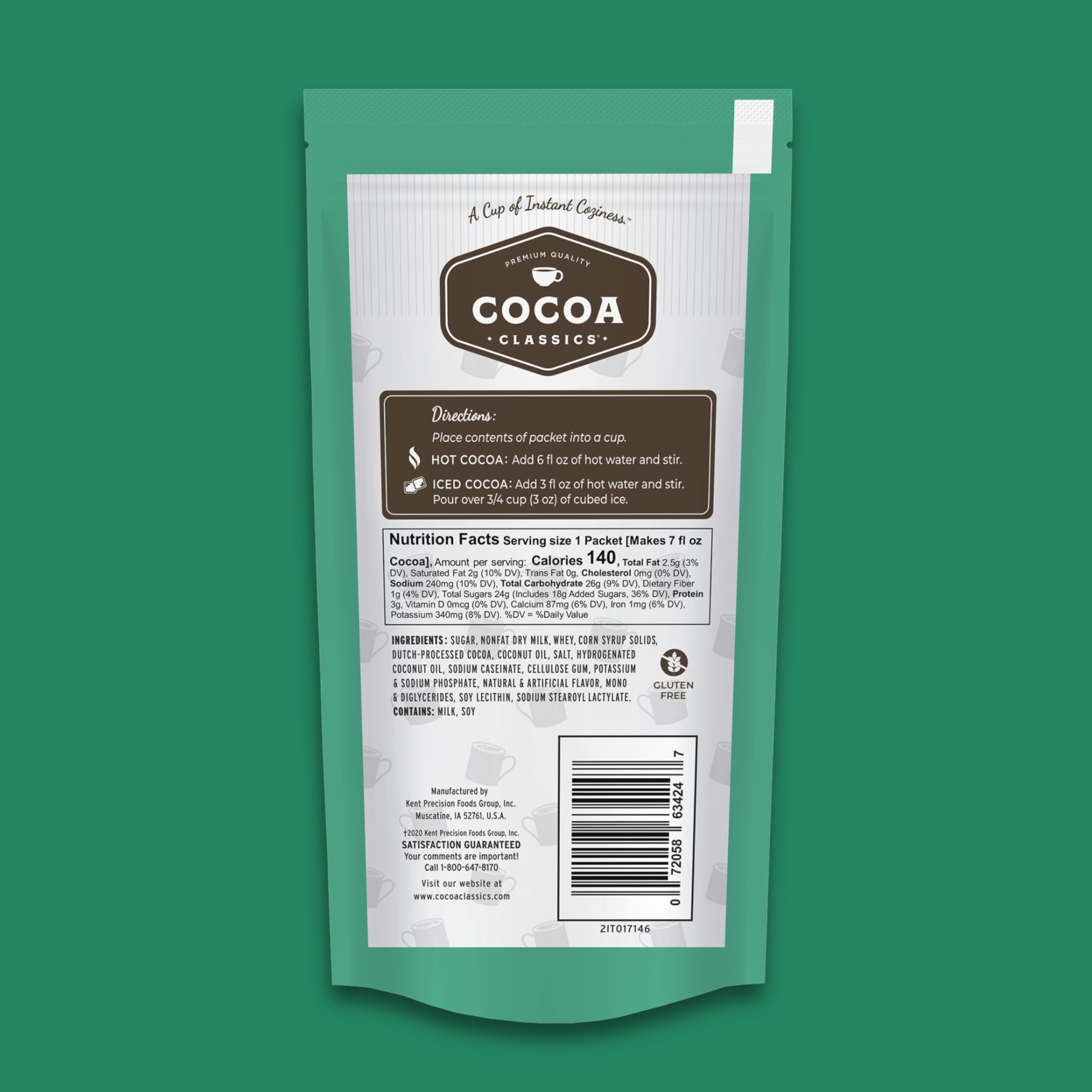 Pack of 36 Cocoa Classics packets ready for sharing.