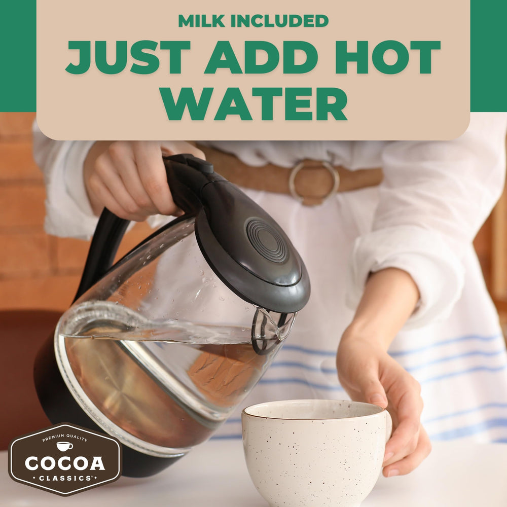 Stirring Cocoa Classics cocoa creates a smooth, satisfying cup.