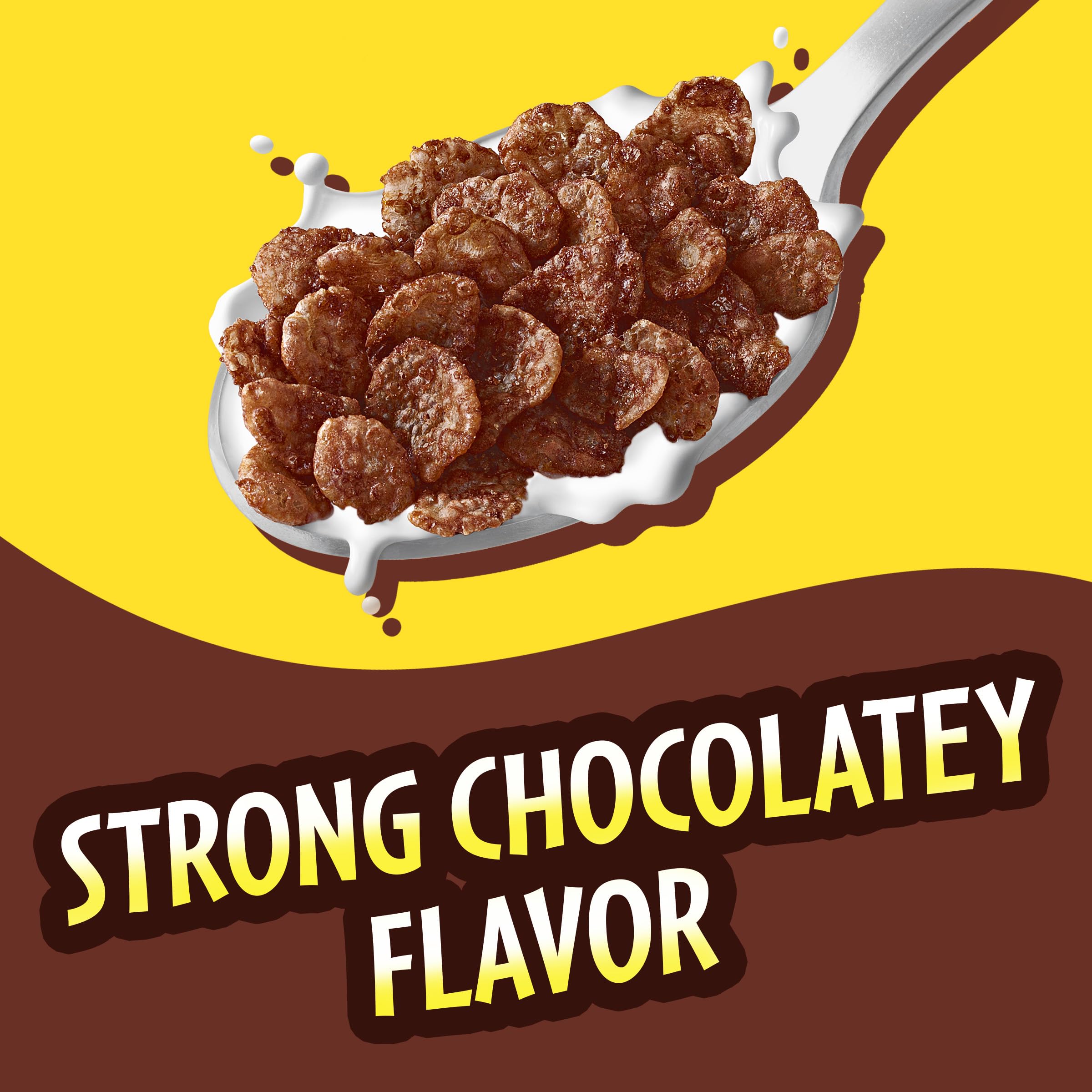Cocoa PEBBLES dessert topping on cheesecake cups adds chocolate flair