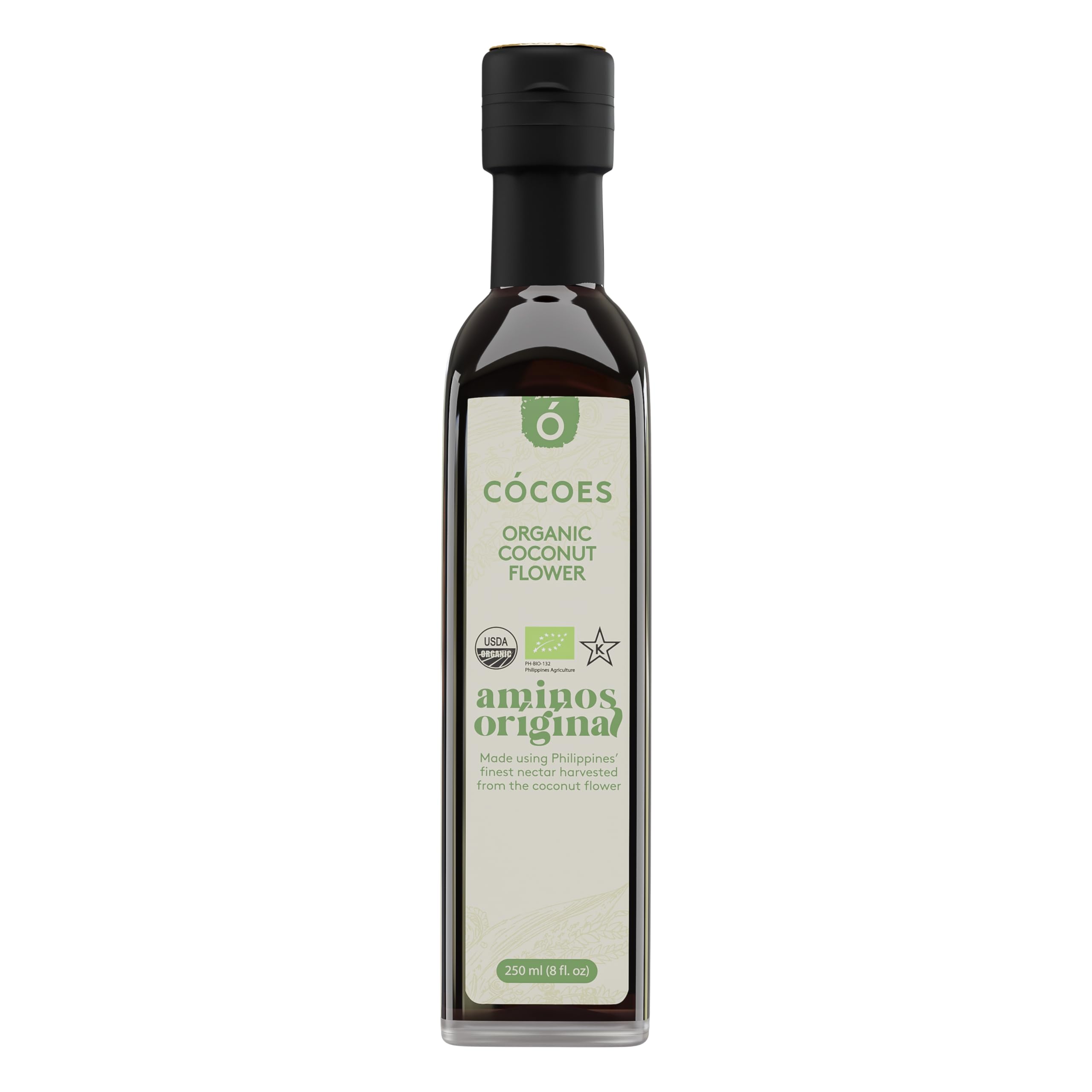 COCOES Coconut Aminos bottle front, gluten-free seasoning for everyday meals