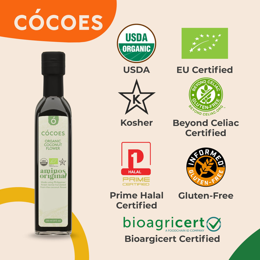 COCOES bottle with Lionheart Farms imagery, ethical sourcing supports regenerative farming