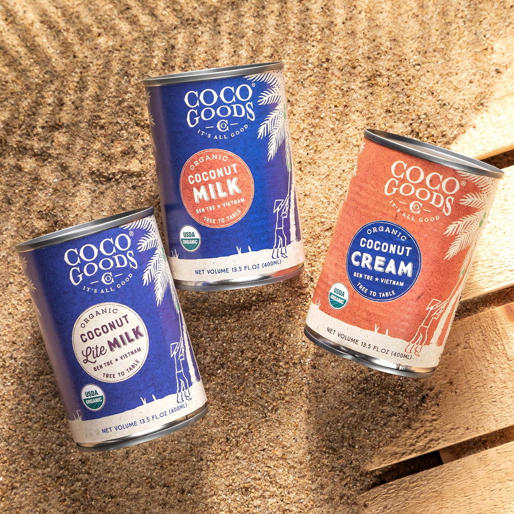 COCOGOODSCO coconut milk used in soups, curries, and desserts for versatility