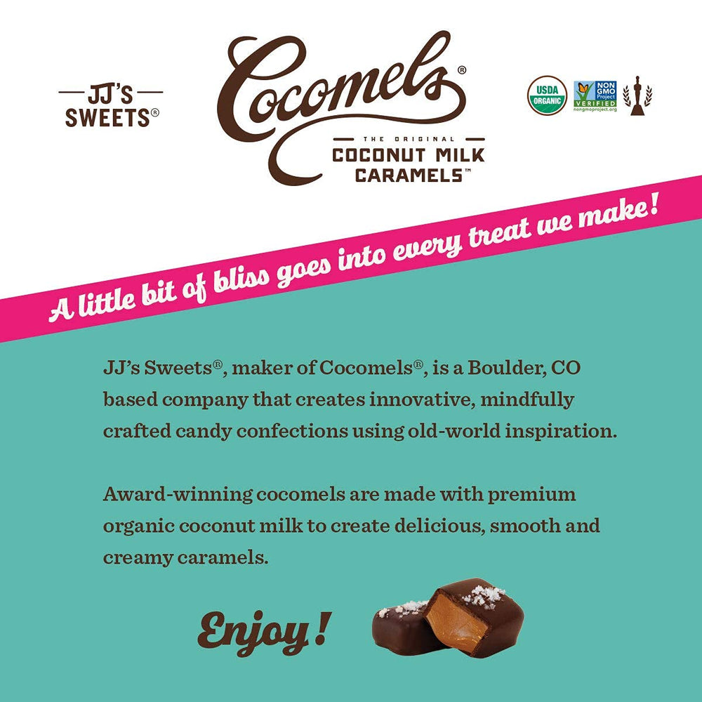 Melt-in-mouth texture of Cocomels coconut milk caramel