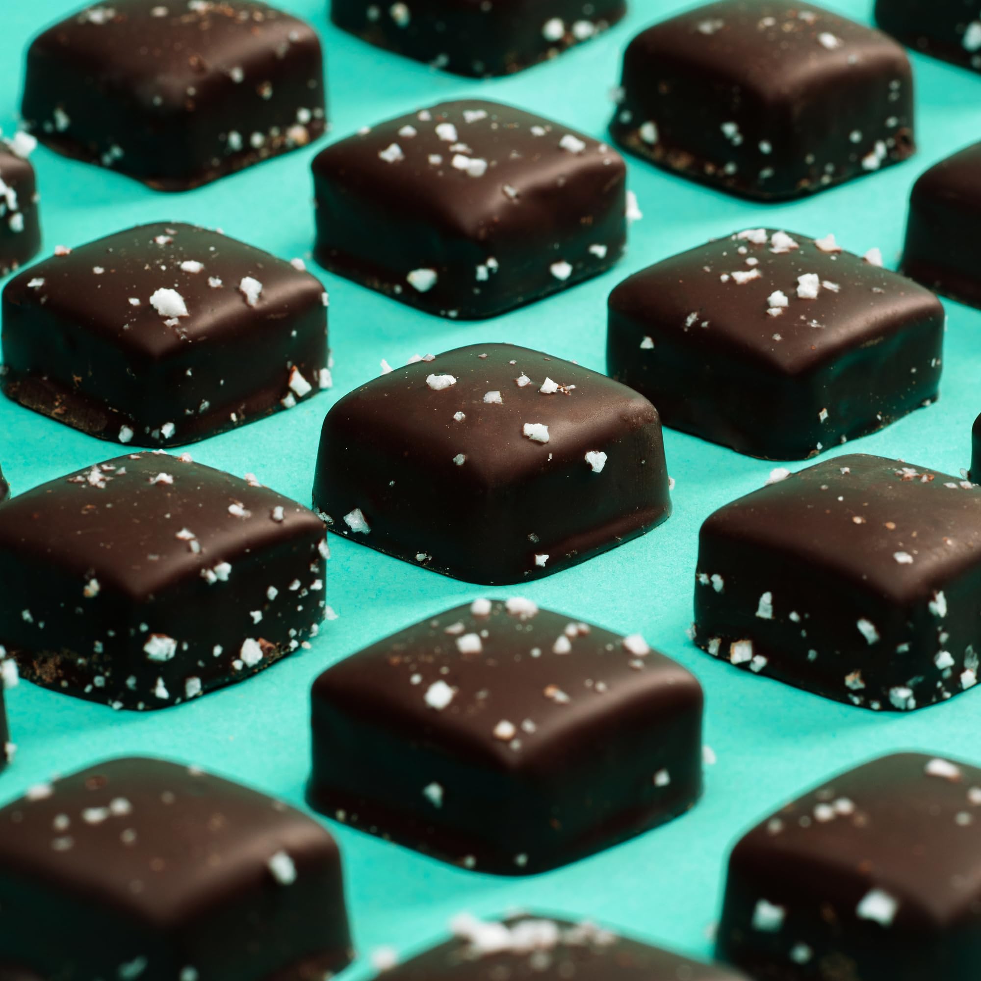 Cocomels packaging shows organic, non-GMO, vegan attributes