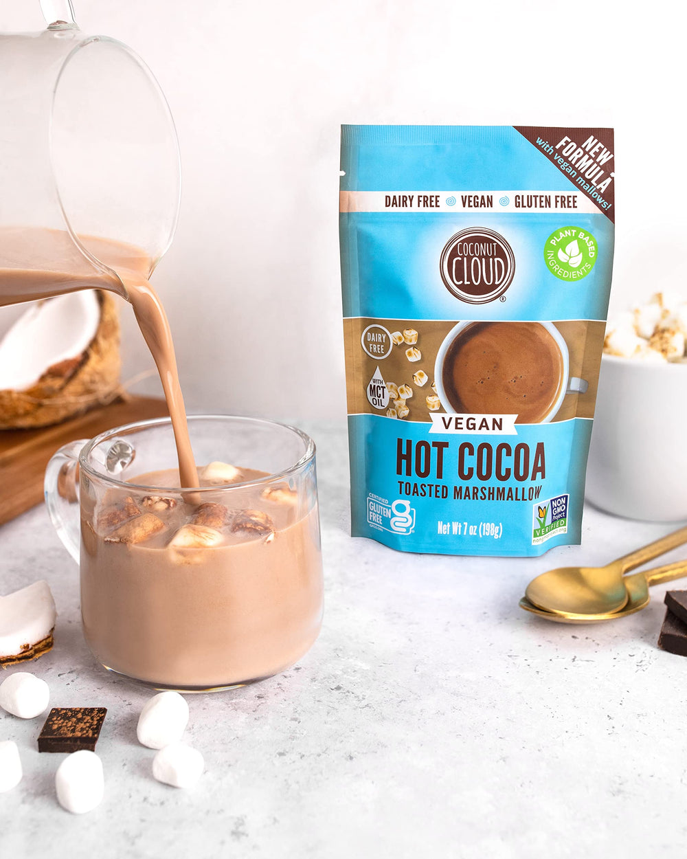 Coconut Cloud gluten-free vegan non-GMO badge on the packaging.