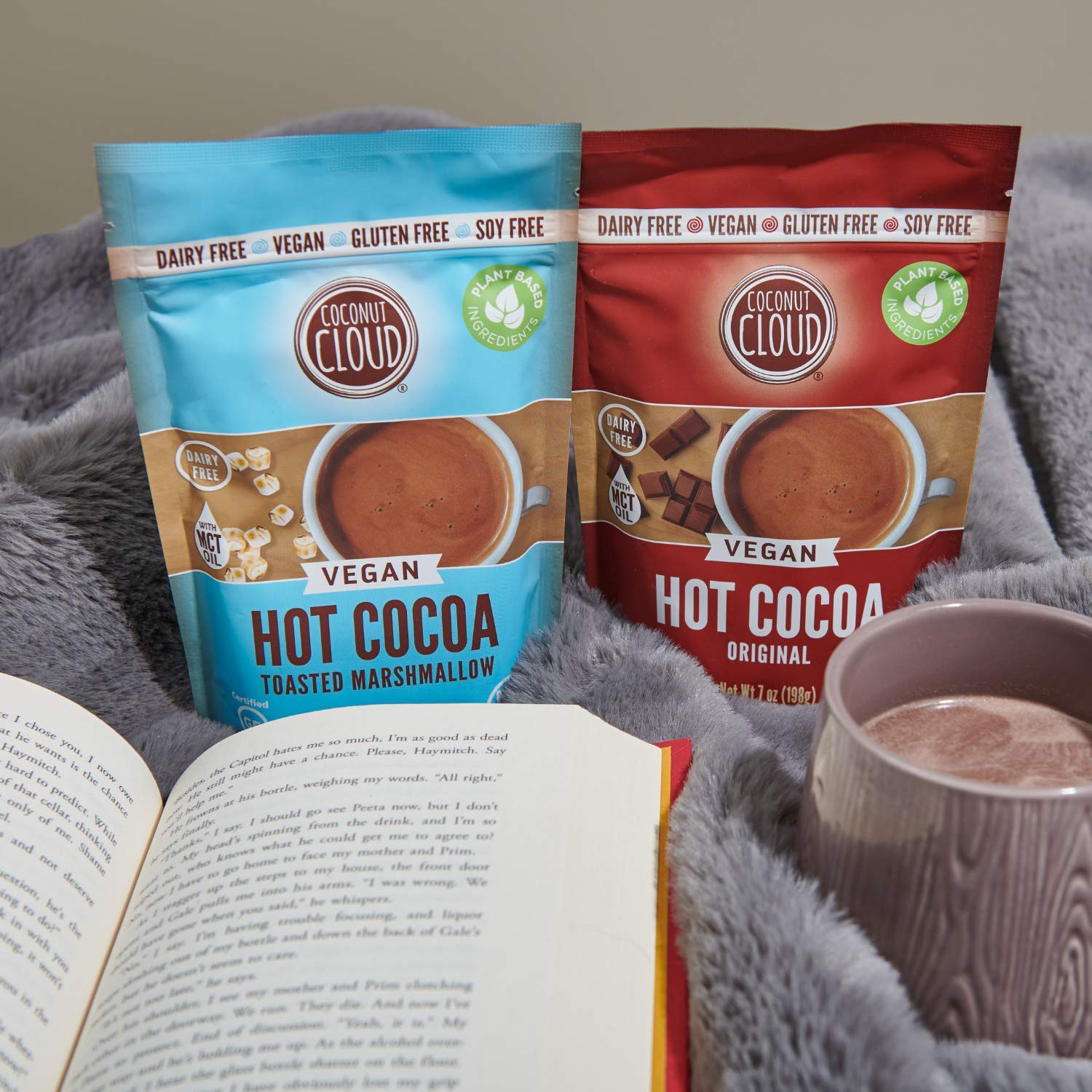 Coconut Cloud peppermint hot cocoa mug adds a refreshing, dairy-free twist.