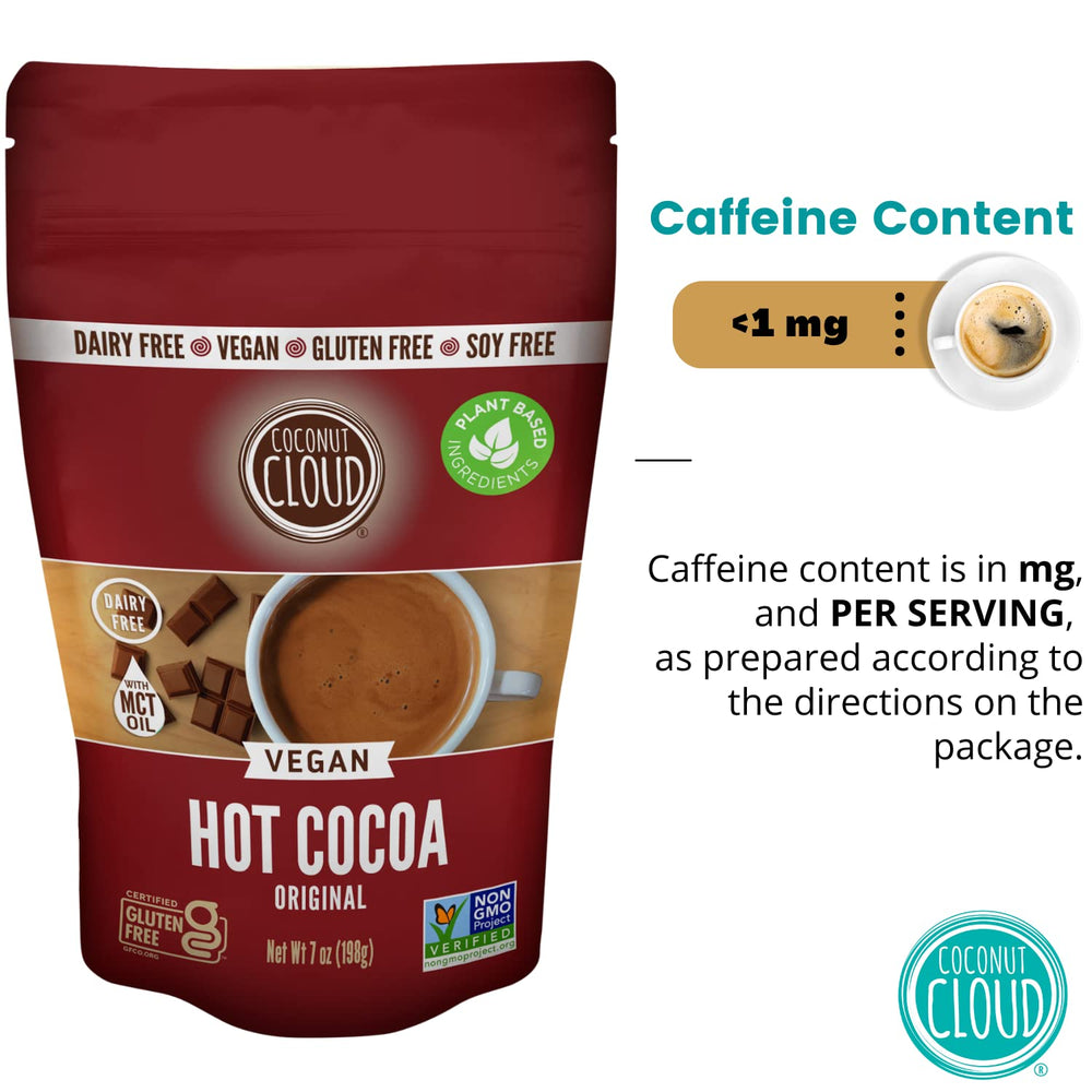 Coconut Cloud salted caramel hot cocoa steaming cup delivers a cozy treat.