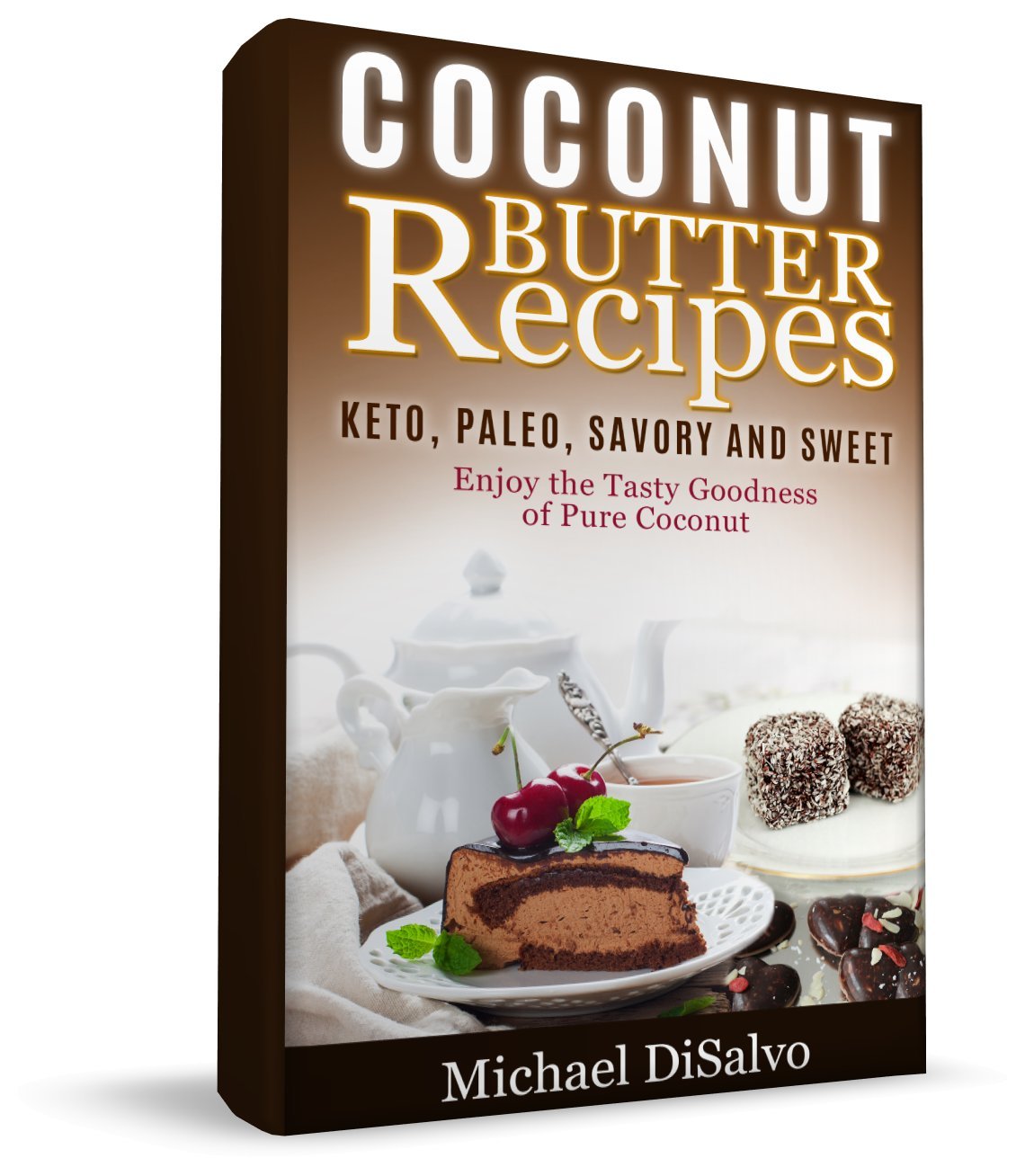 Coconut Country Living chef presenting a plated dessert using coconut butter.