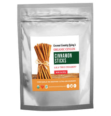Coconut Country Living Organic Ceylon cinnamon sticks 8 oz for infusions