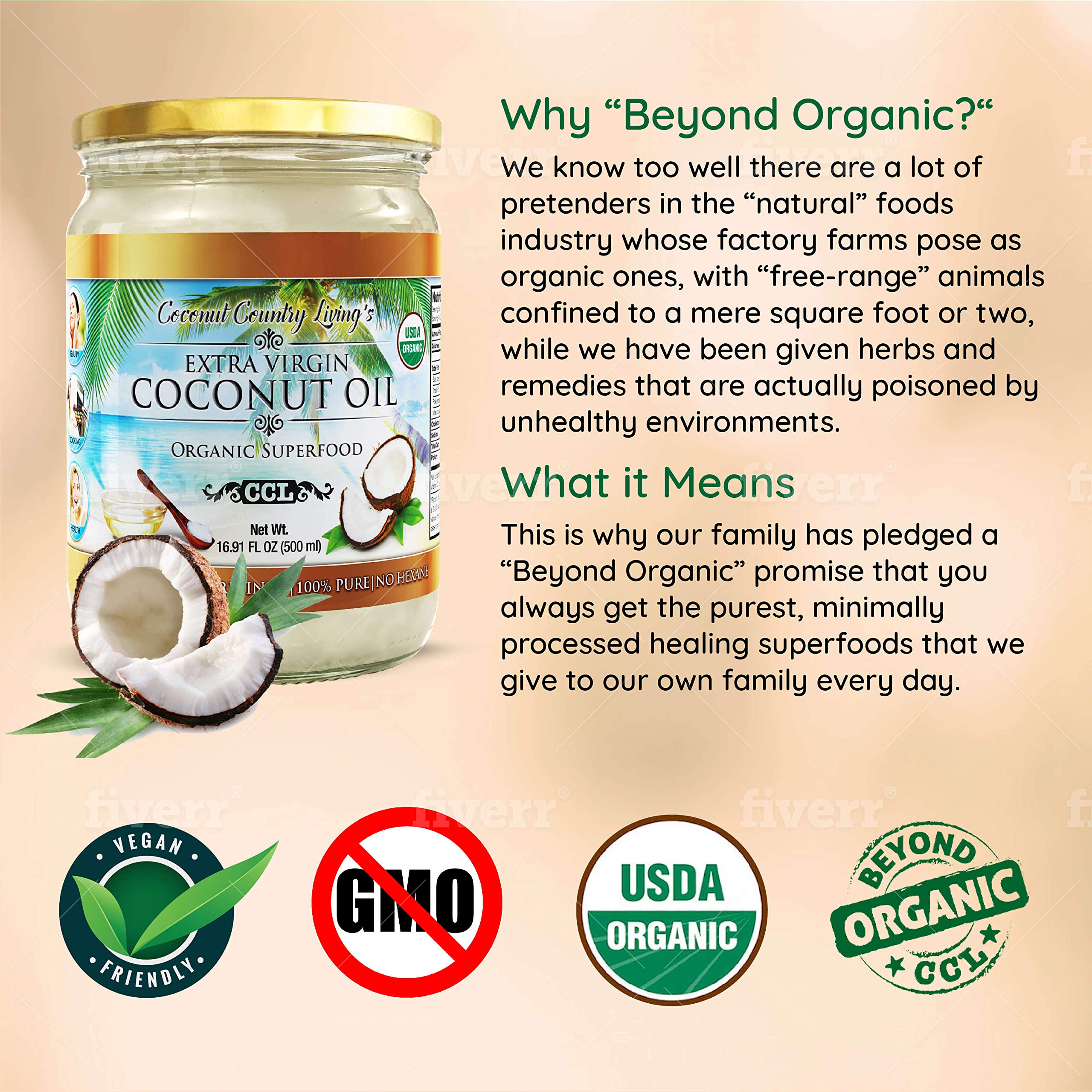 Pet coat shine from Coconut Country Living oil and gentle care.