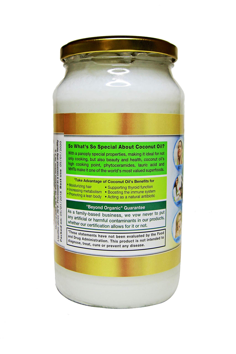 Skin moisturizing with Coconut Country Living oil for deep hydration.