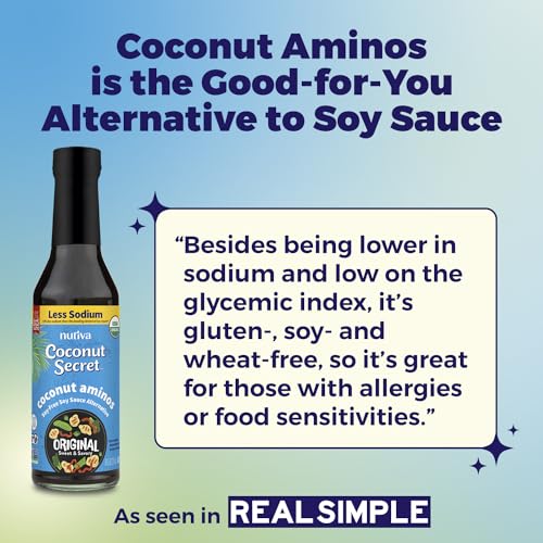 Coconut Secret Aminos in a kitchen scene for everyday cooking.