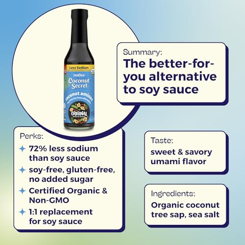 Coconut Secret Aminos drizzled over a fresh salad dressing.