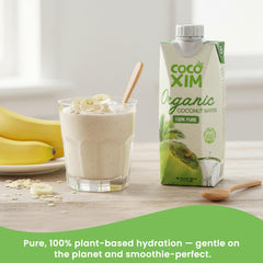 Cocoxim post-workout hydration with coconut water supporting hydration balance.