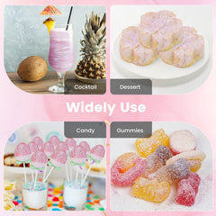 Cocytat cake decoration glitter provides subtle edible shimmer.