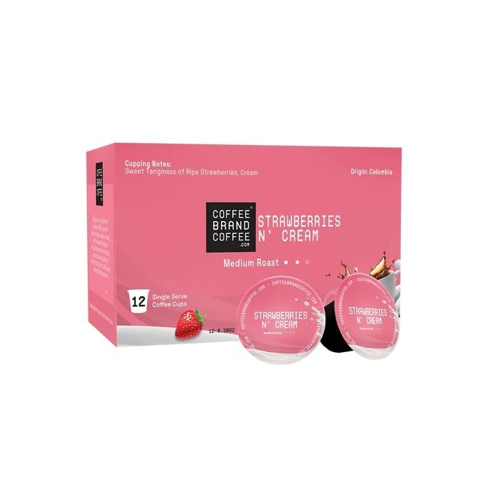 Coffee Brand Premium Strawberry Cream KCups deliver a silky, flavorful morning.