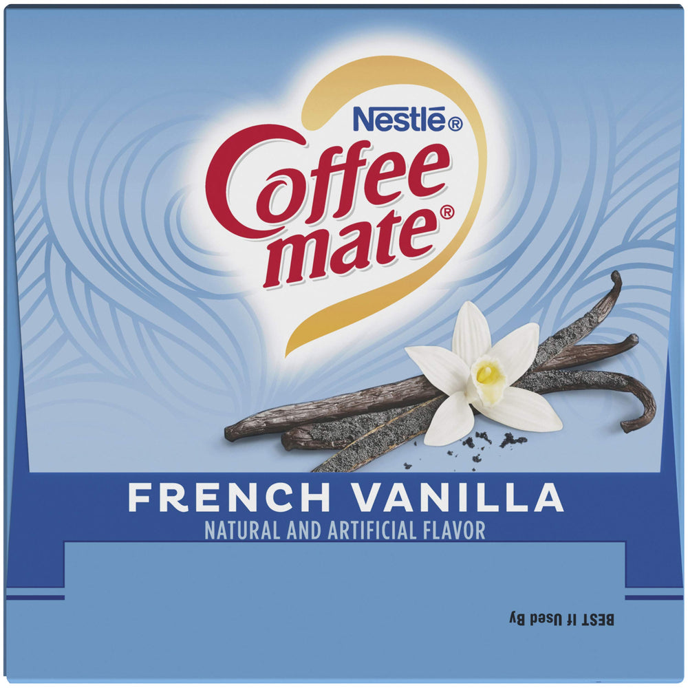Coffee Mate French Vanilla lactose-free creamer for dairy-free options.