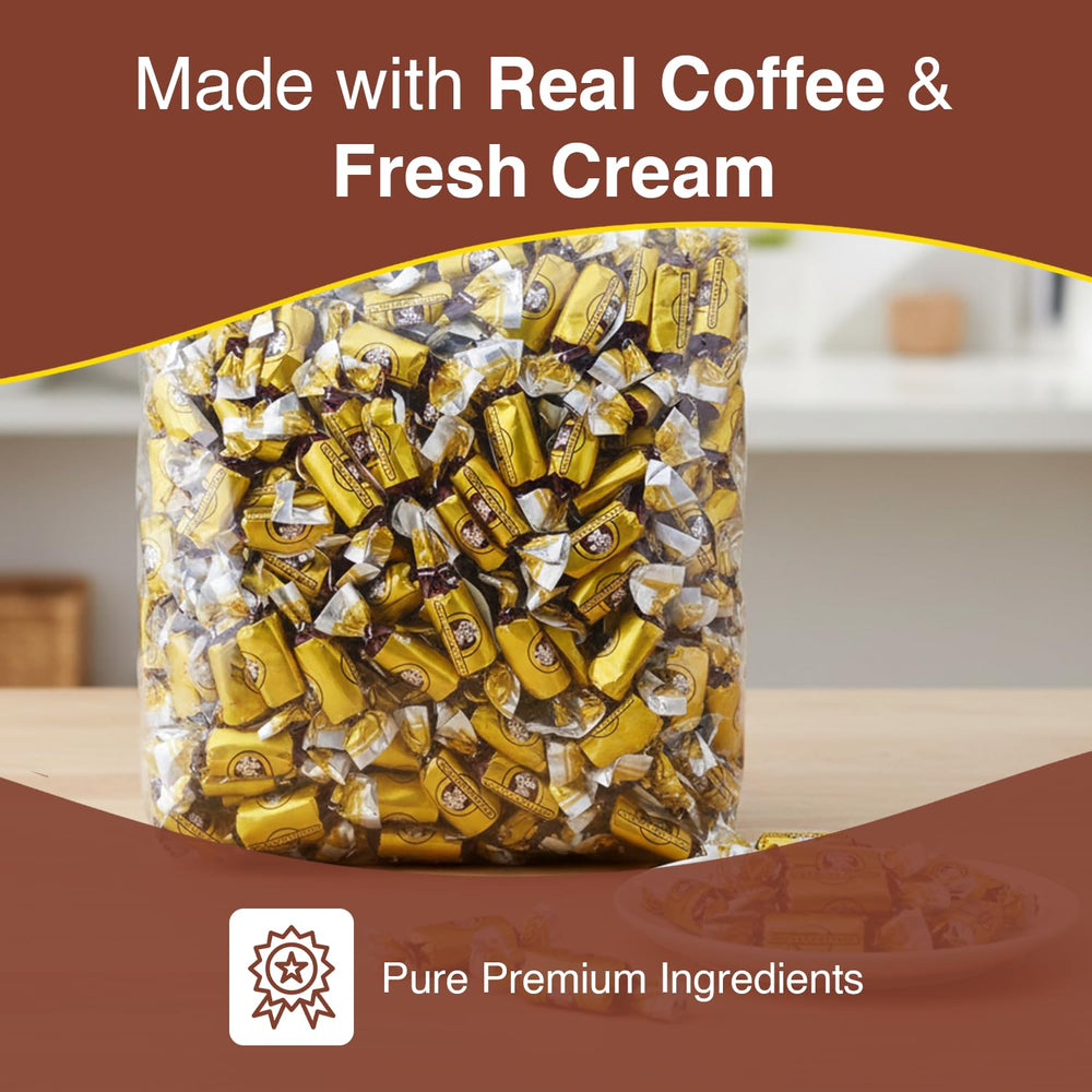 Coffee Rio candy buffet display showcases rich flavor and smooth dairy cream