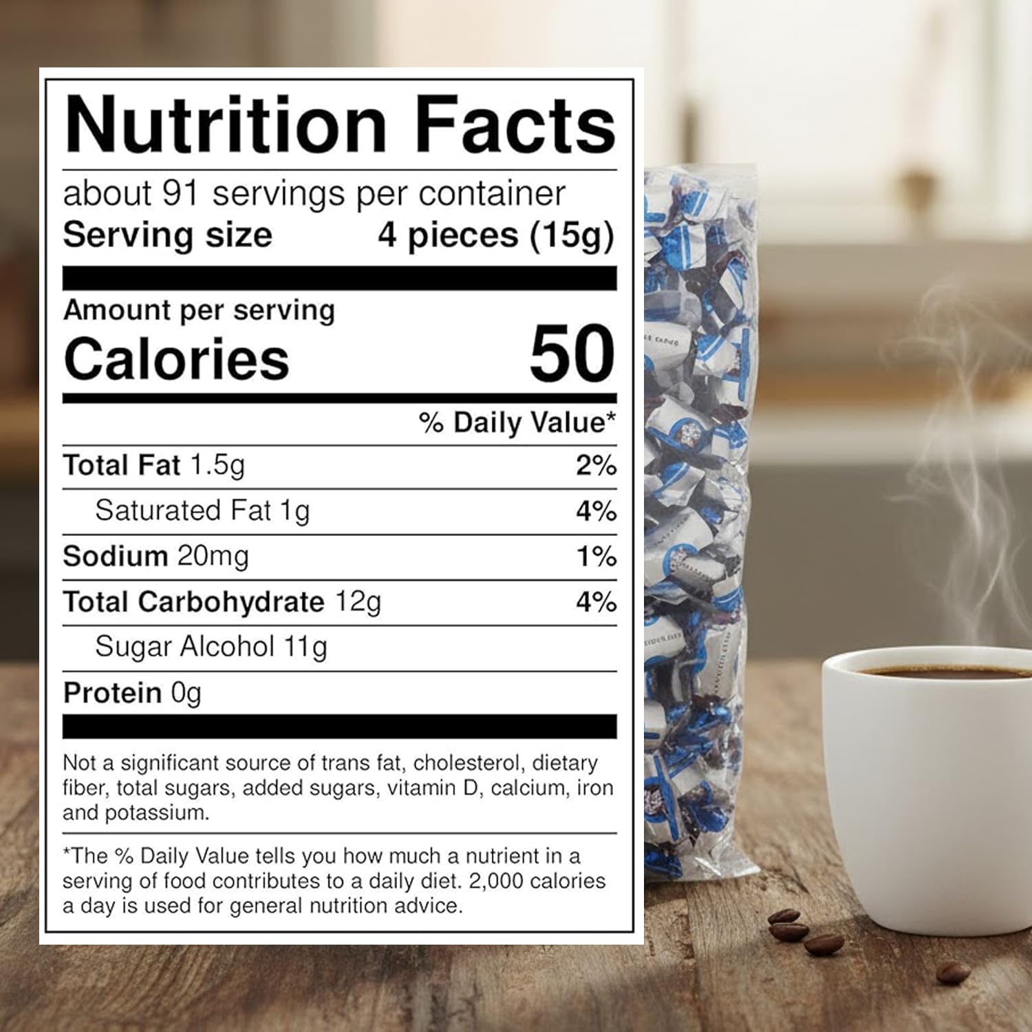 Coffee Rio individually wrapped coffee candies for quick, mess-free office snacking