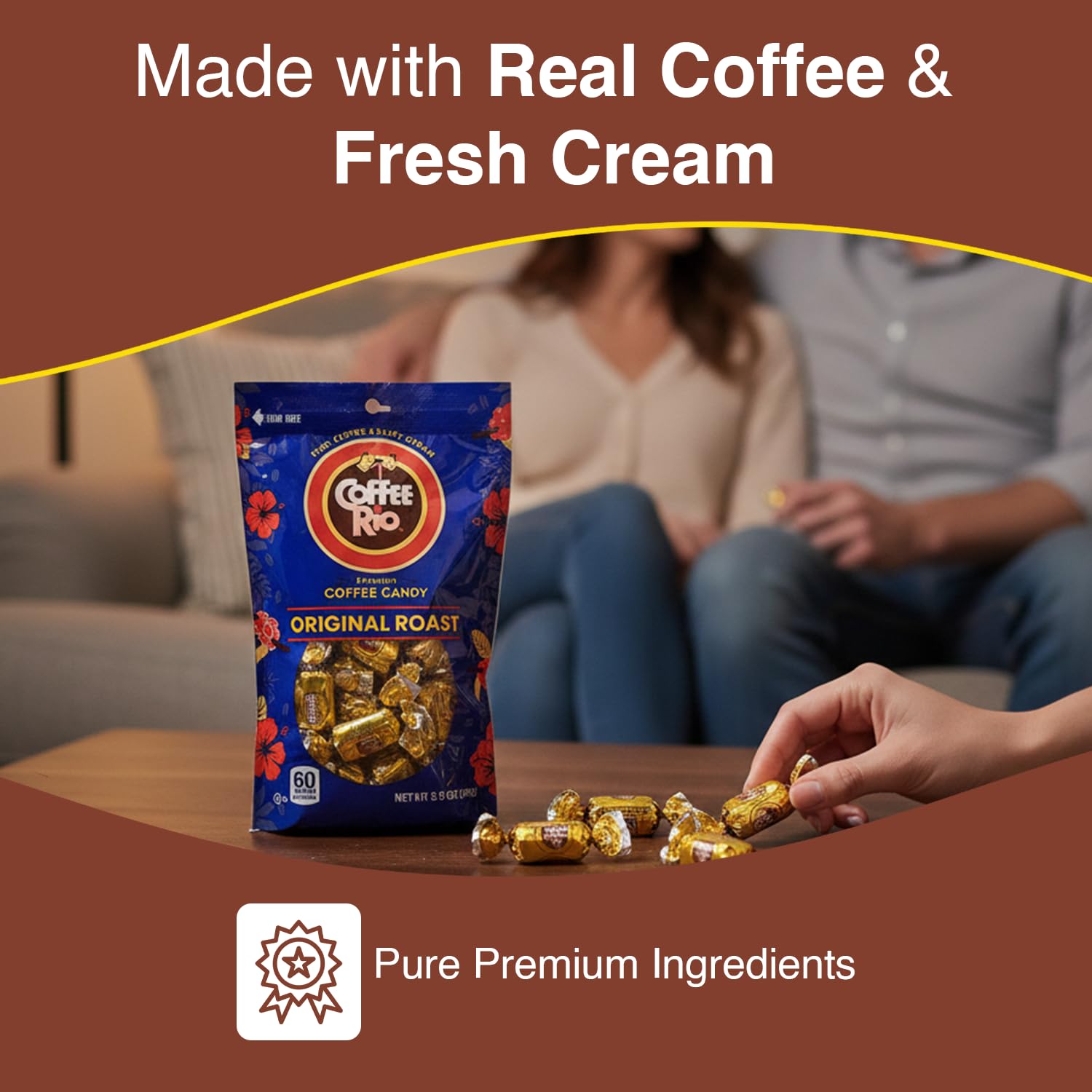 Coffee Rio kosher certification seal on packaging