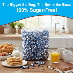 Coffee Rio sugar free candies in a candy bowl ready for sharing