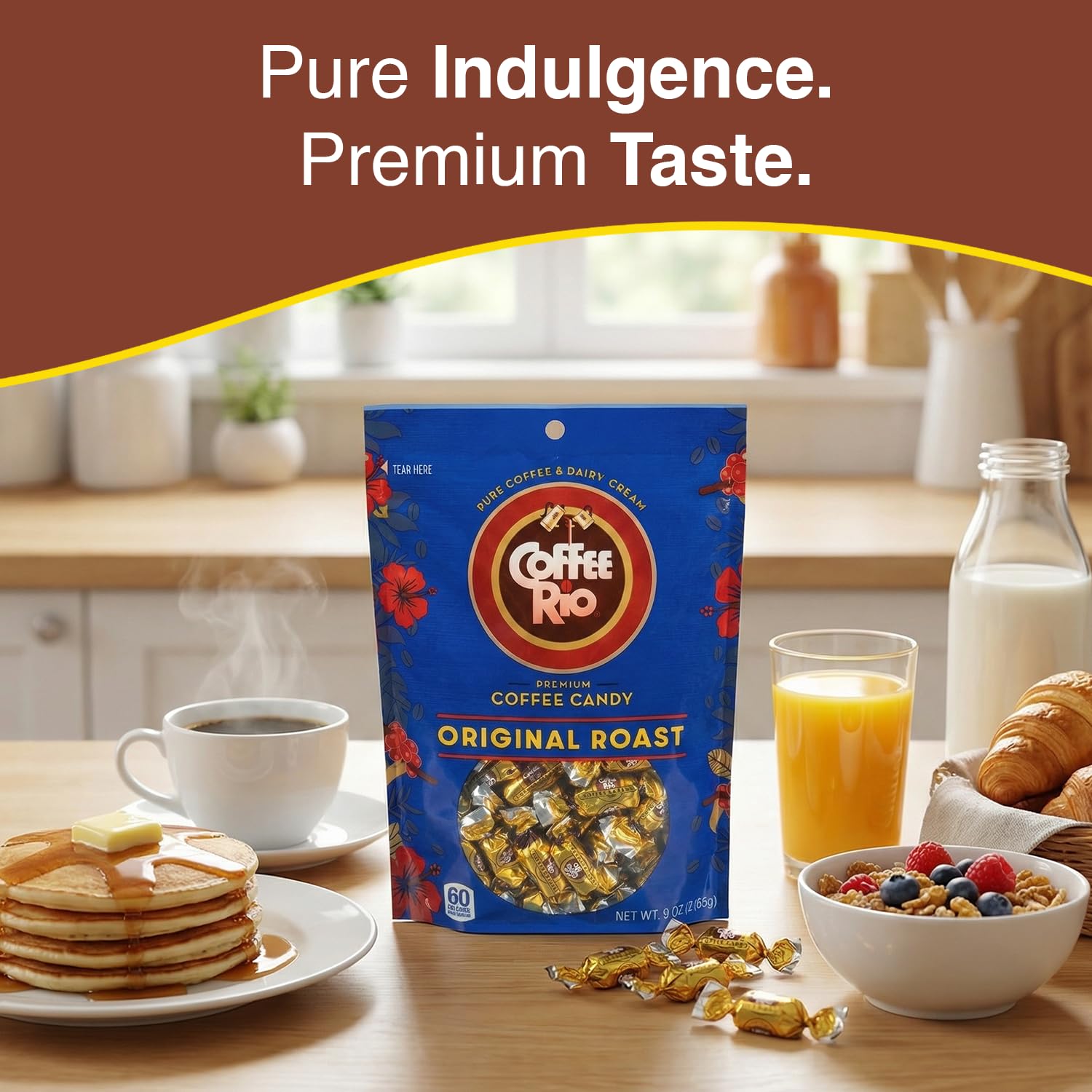 Coffee Rio individually wrapped candies ensuring freshness and mess-free enjoyment